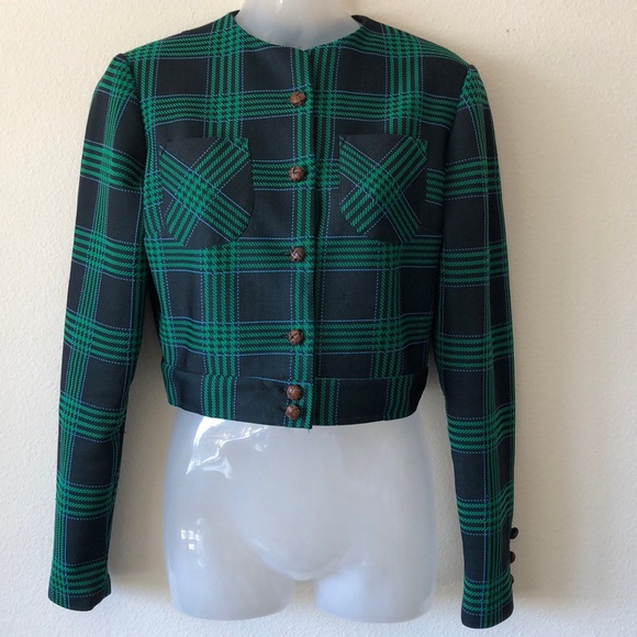 1960’s pantsuit crop jkt bell bottom pants sz 4-6 - Picture 3 of 8